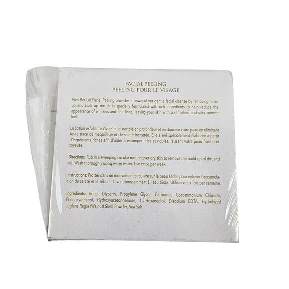 Vivo Per Lei Facial Peeling Dead Sea Minerals Travel Tube And Jar 50ml Set - Picture 5 of 7